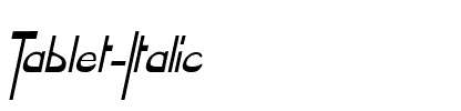 Tablet-Italic